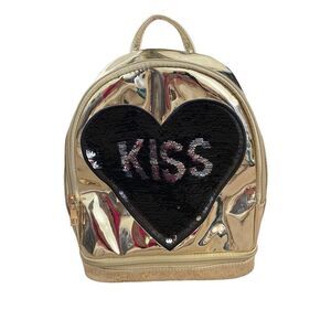 Olivia Miller Mini Backpack Metallic Sequin Heart Bag